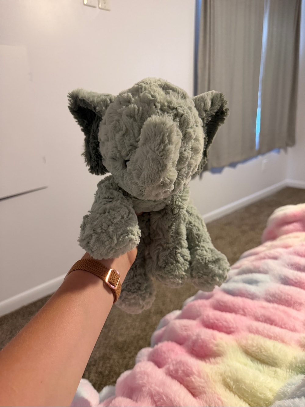 Gund Plush Elephant Stuffed Animal - Sage Green